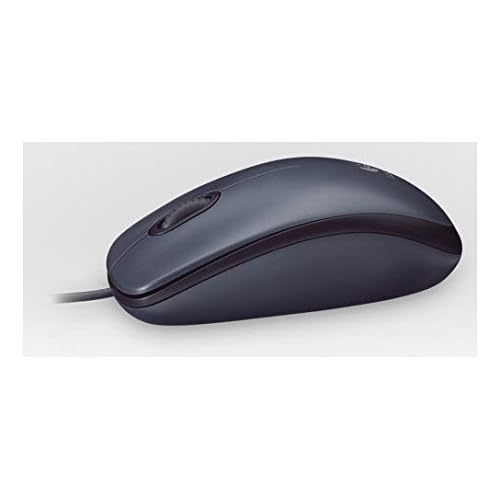 Image 2 of Logitech Wired Mouse M90 Black USB M100