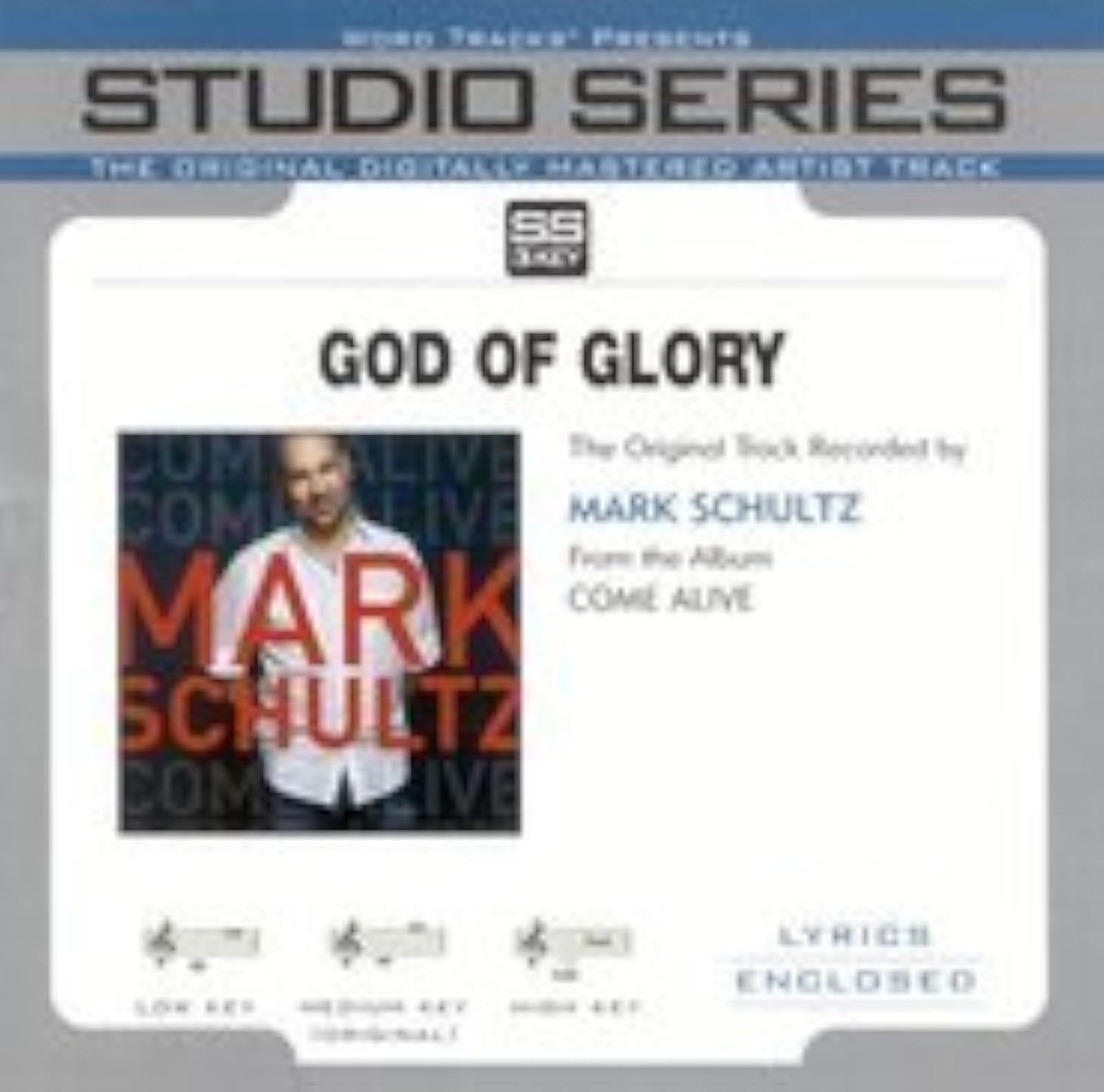 God Of Glory By Mark Schultz Studio Series Performance CD