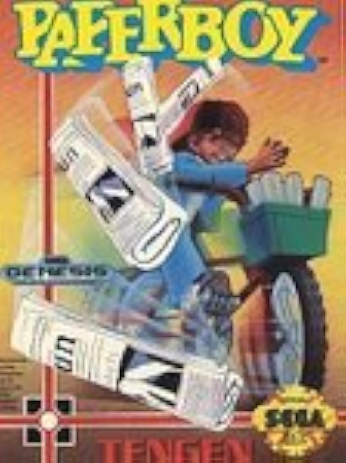 Paperboy For Sega Genesis Vintage Arcade 