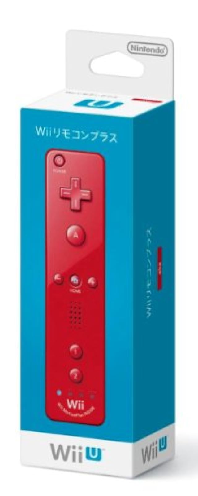 Image 2 of Nintendo OEM Wii And Wii U Remote Plus Red Motion Plus Controller