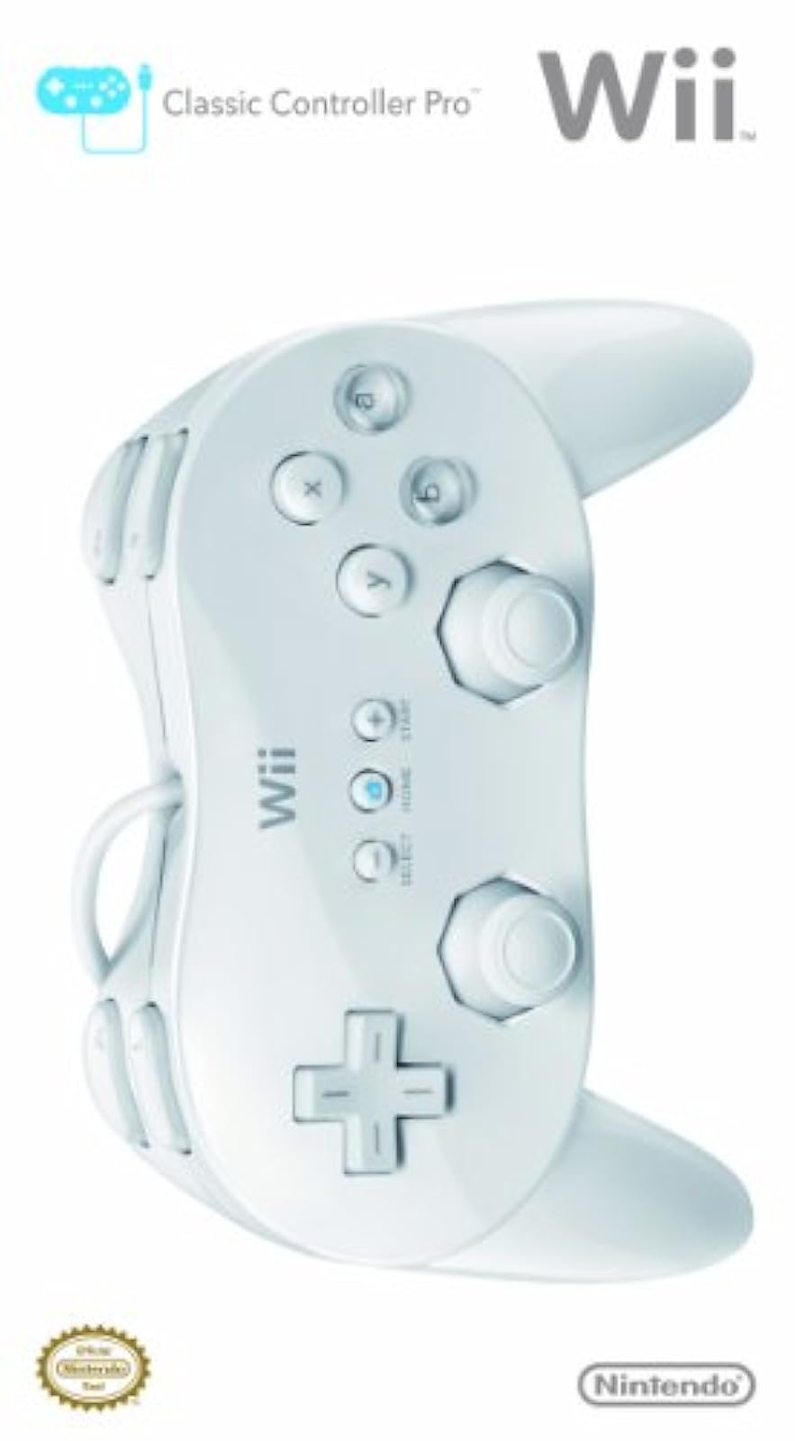 Image 3 of Nintendo OEM Classic Controller Pro White For Wii Gamepad Nintendo OEM