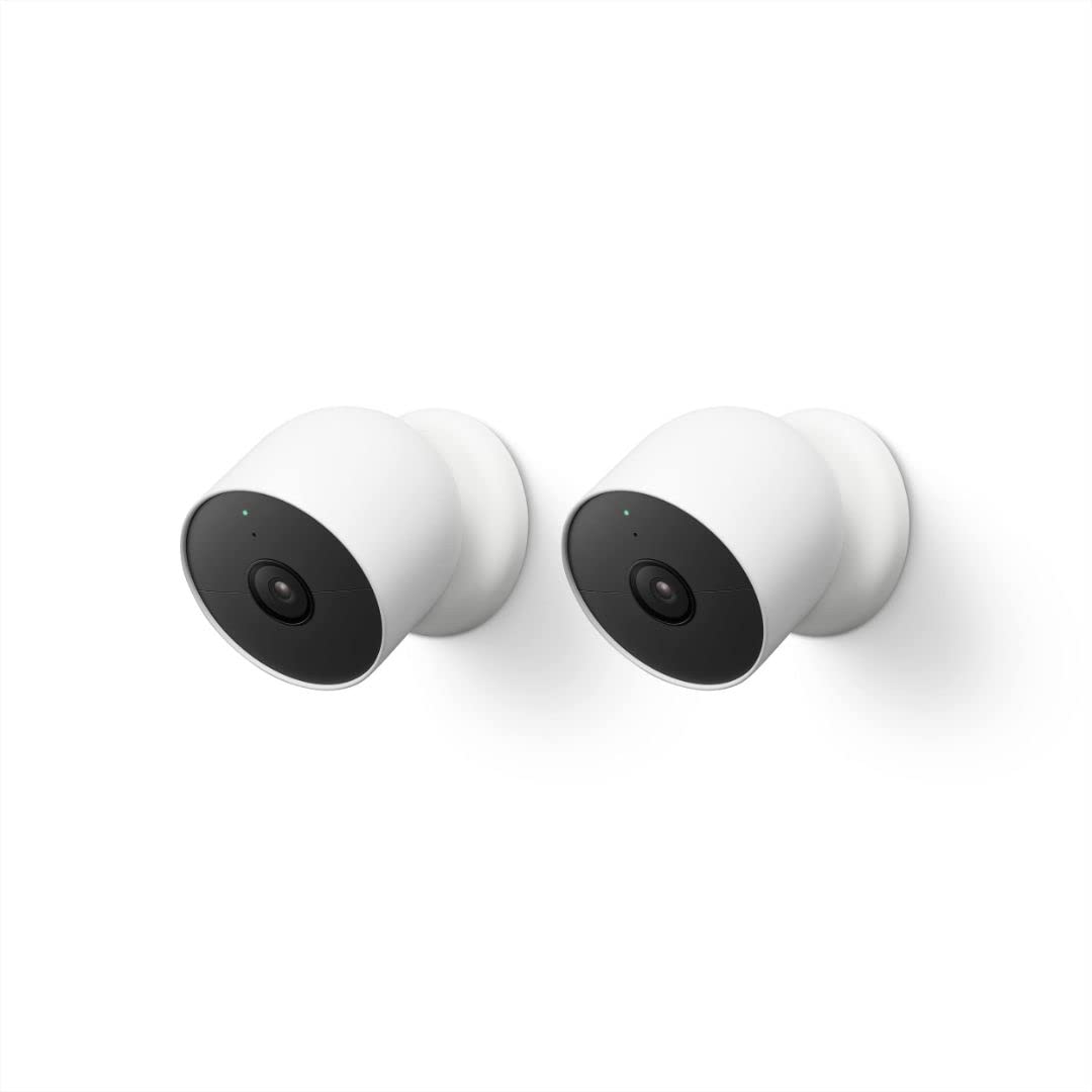 Image 0 of Google Nest Cam Outdoor Or Indoor Battery 2nd Generation 2 Count Pack
