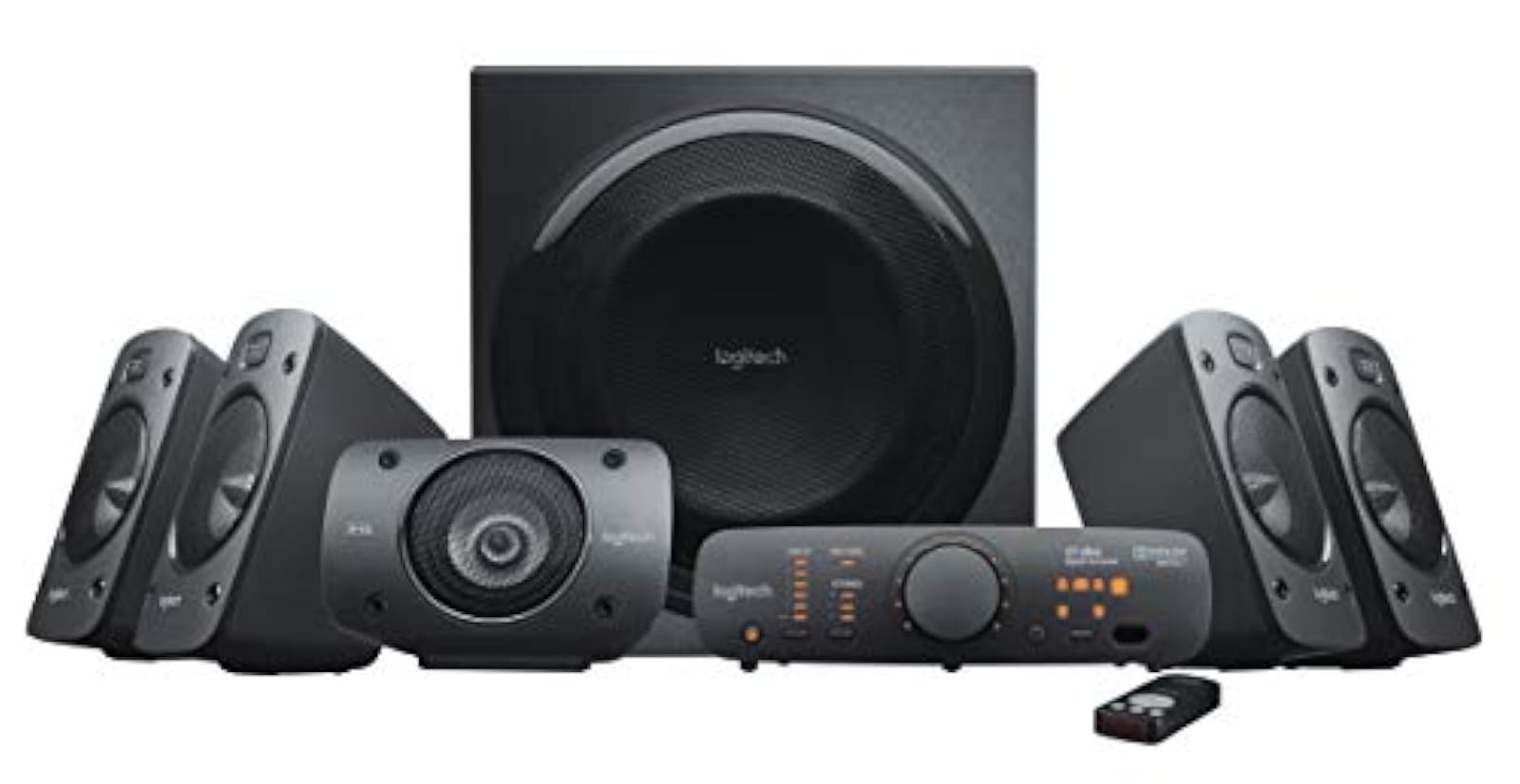 Logitech Z906 5.1 Surround Sound Speaker System THX Dolby Digital And