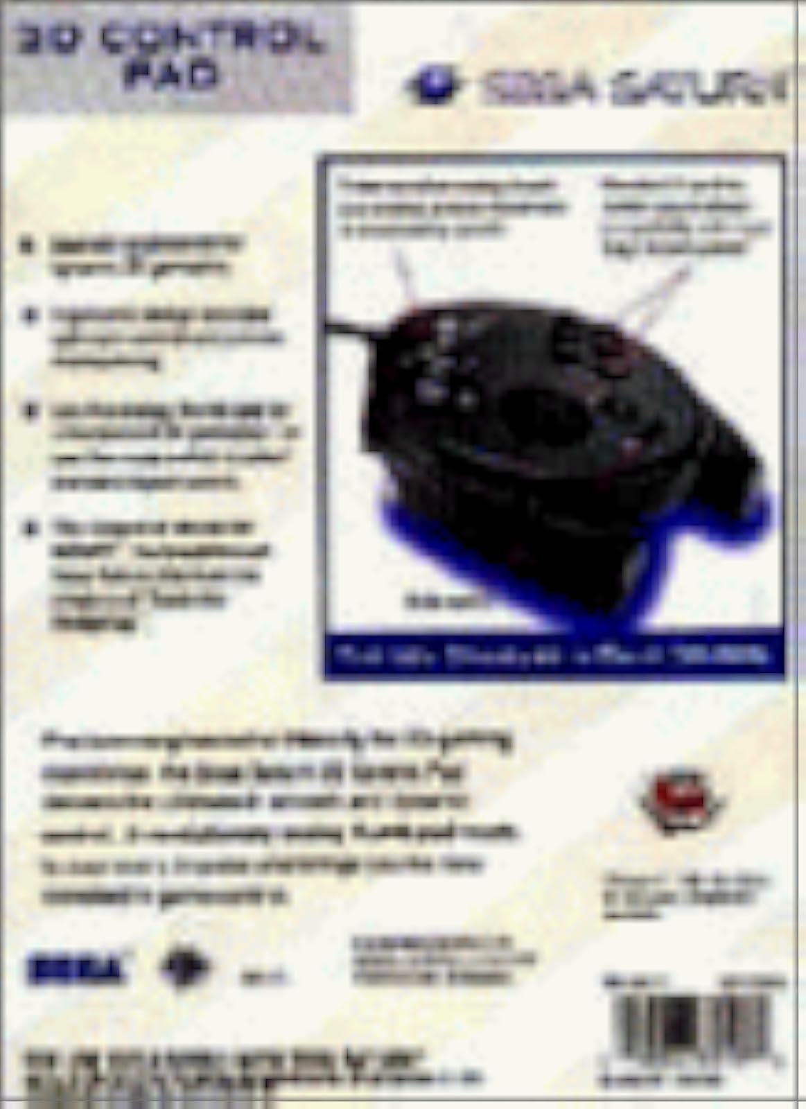 Image 2 of Sega Saturn 3D Controller Black