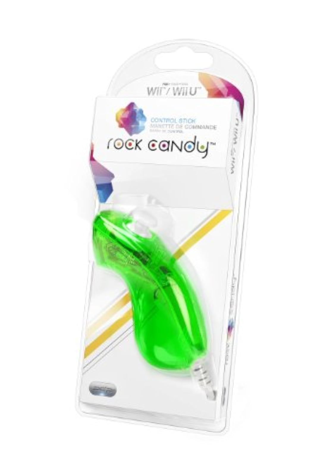 Image 2 of Rock Candy Control Stick Green For Wii