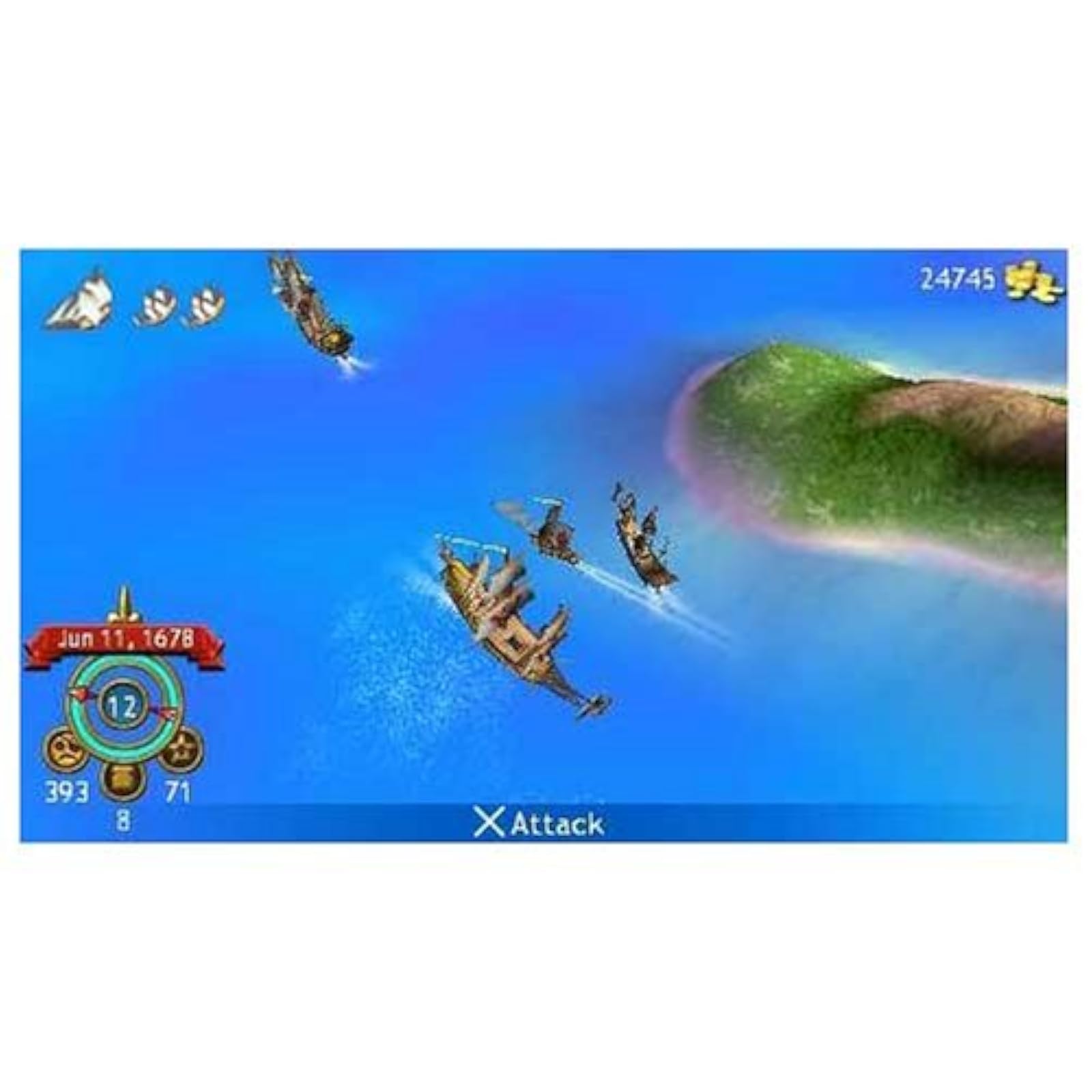 Image 2 of Sid Meier's Pirates Sony For PSP UMD