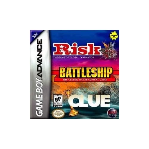 Image 0 of Risk/Battleship/Clue For GBA Gameboy Advance