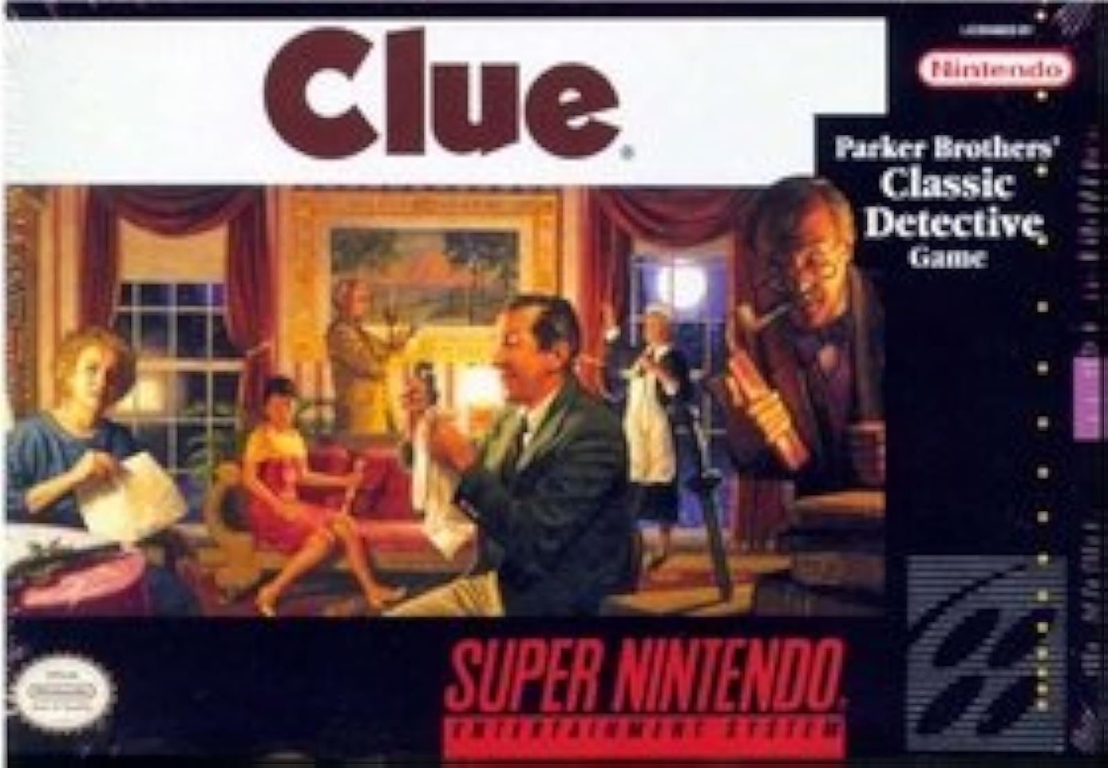 Image 0 of Clue For Super Nintendo SNES Board Games 