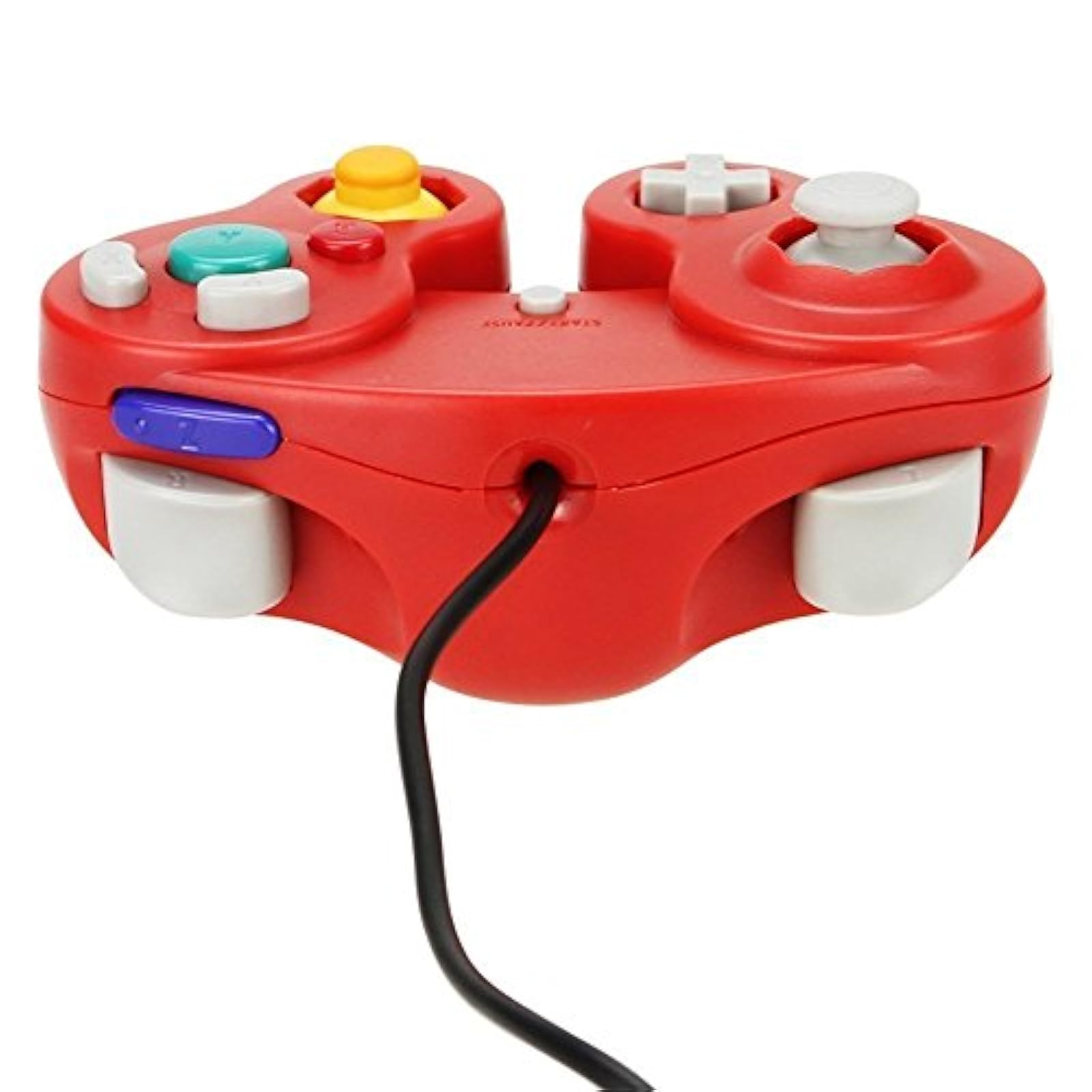 Image 3 of Generic Red Classic Wired Gamepad Joypad Controller For Nintendo Wii