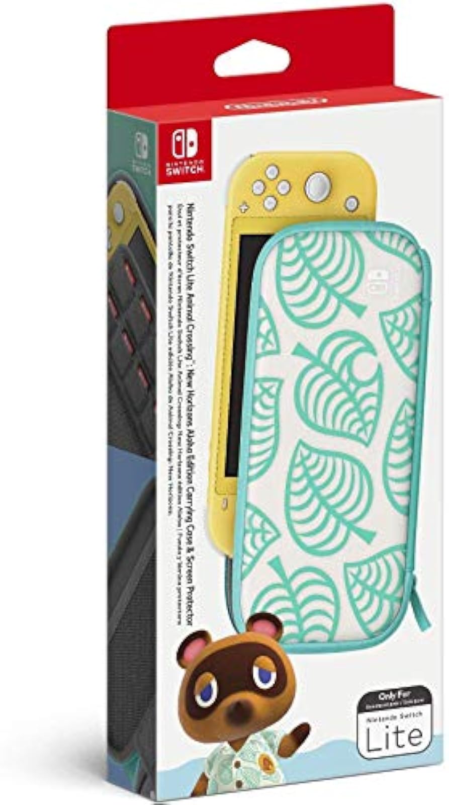 Animal Crossing: New Horizons Aloha Edition Carrying Case And Screen Protector L