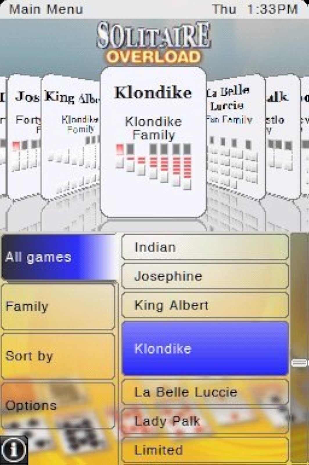 Image 3 of Solitaire Overload For Nintendo DS DSi 3DS 2DS