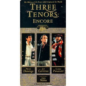 Three Tenors Encore VHS On VHS 3