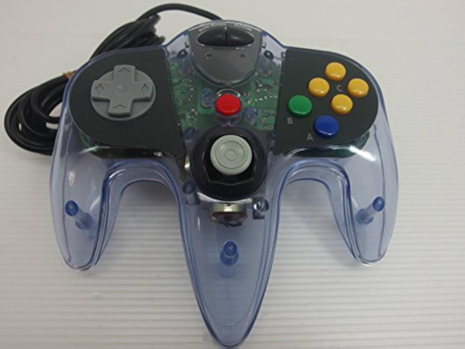 Image 0 of Sharkpad Pro 64 Controller Clear/purple For N64 Nintendo Gamepad ZRT76