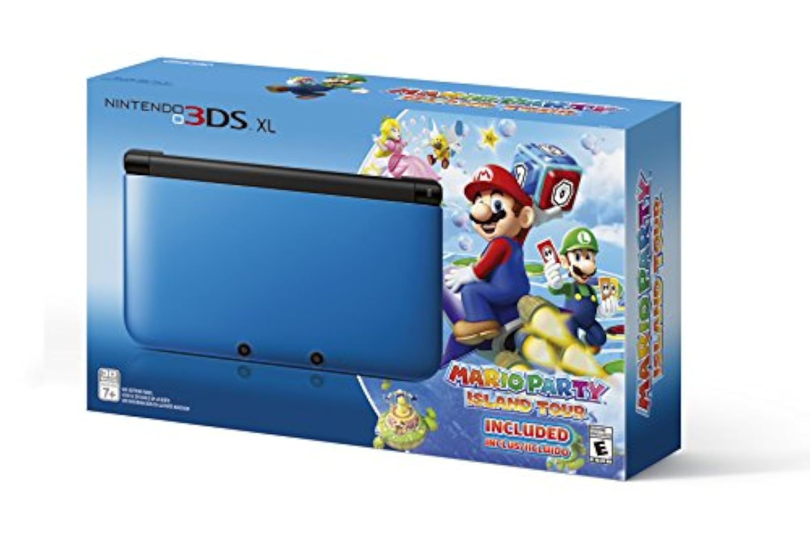 Nintendo 3DS XL Blue black Limited Edition With Mario Party Island Nintendo 3DS XL Blue black Limited Edition With Mario Party Island