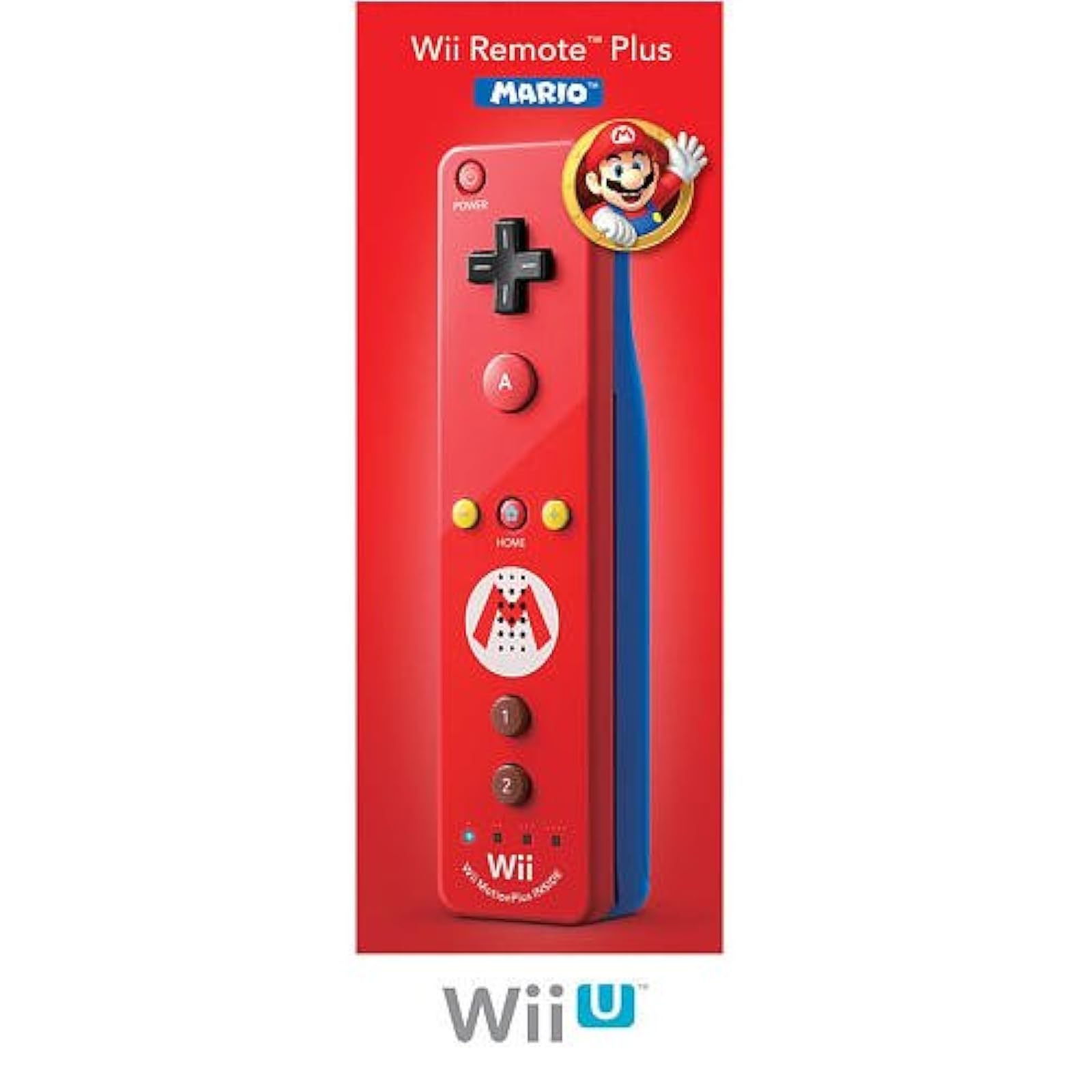 Image 0 of Nintendo OEM Controller Remote Plus Mario Red Motion Plus Model For Wii And Wii 
