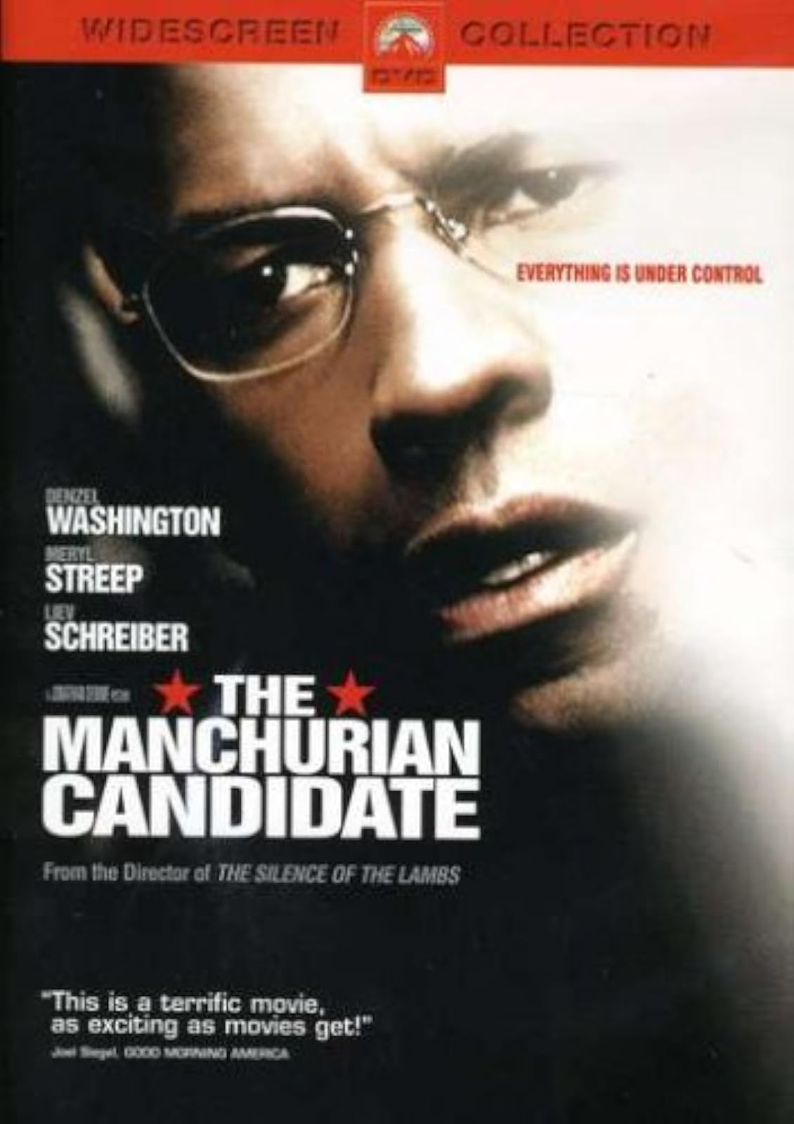 The Manchurian Candidate Widescreen Edition On DVD With Denzel