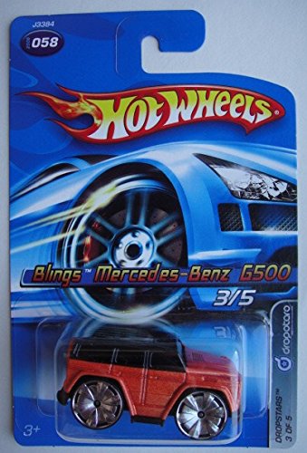 Image 0 of Hot Wheels Dropstars 3 Of 5 Burnt Orange Blings Mercedes Benz G500 58 Toy Car