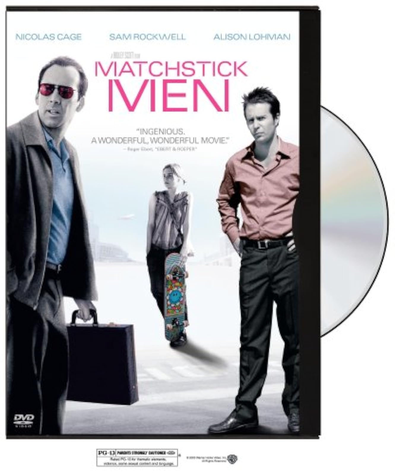 Image 0 of Matchstick Men Full Screen Edition Snap Case On DVD With Nicolas Cage Comedy