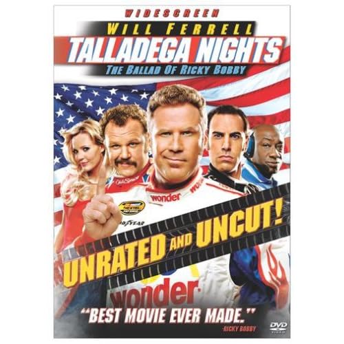 Talladega Nights The Ballad Of Ricky Bobby Unrated On DVD With Will