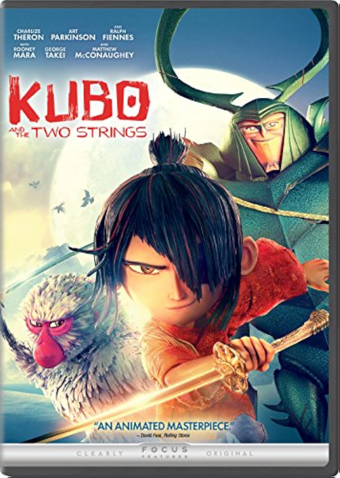 Kubo And The Two Strings On Blu-Ray With Charlize Theron 2 Movie