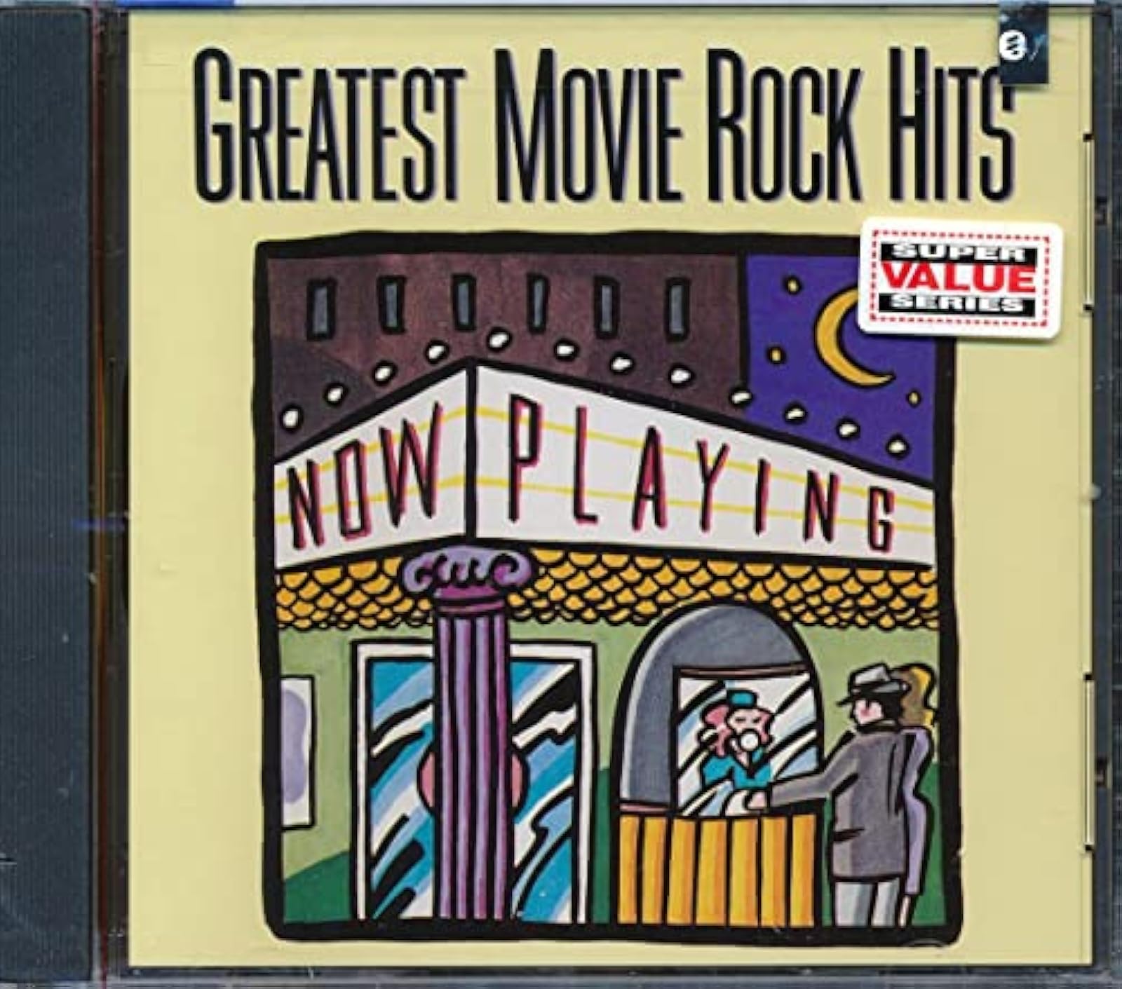 Image 0 of Greatest Movie Rock Hits On Audio CD Album Black 1989