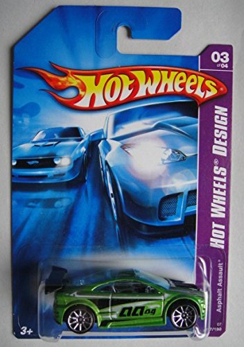 Image 0 of Hot Wheels Hot Wheels Design Green Asphalt Assault 47/180 Toy Car