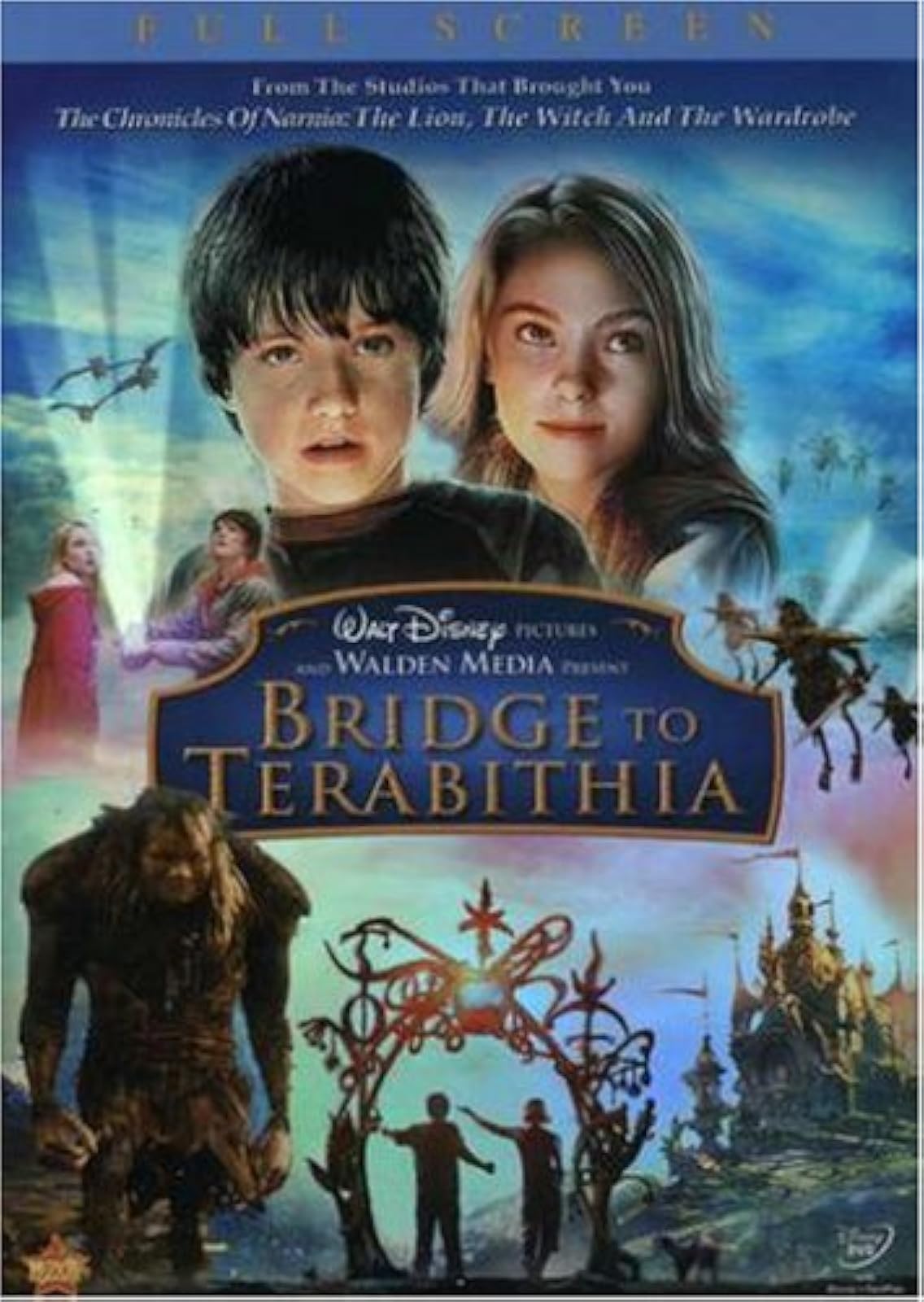 Image 0 of Bridge To Terabithia Full Screen On DVD With Robert Patrick Zooey