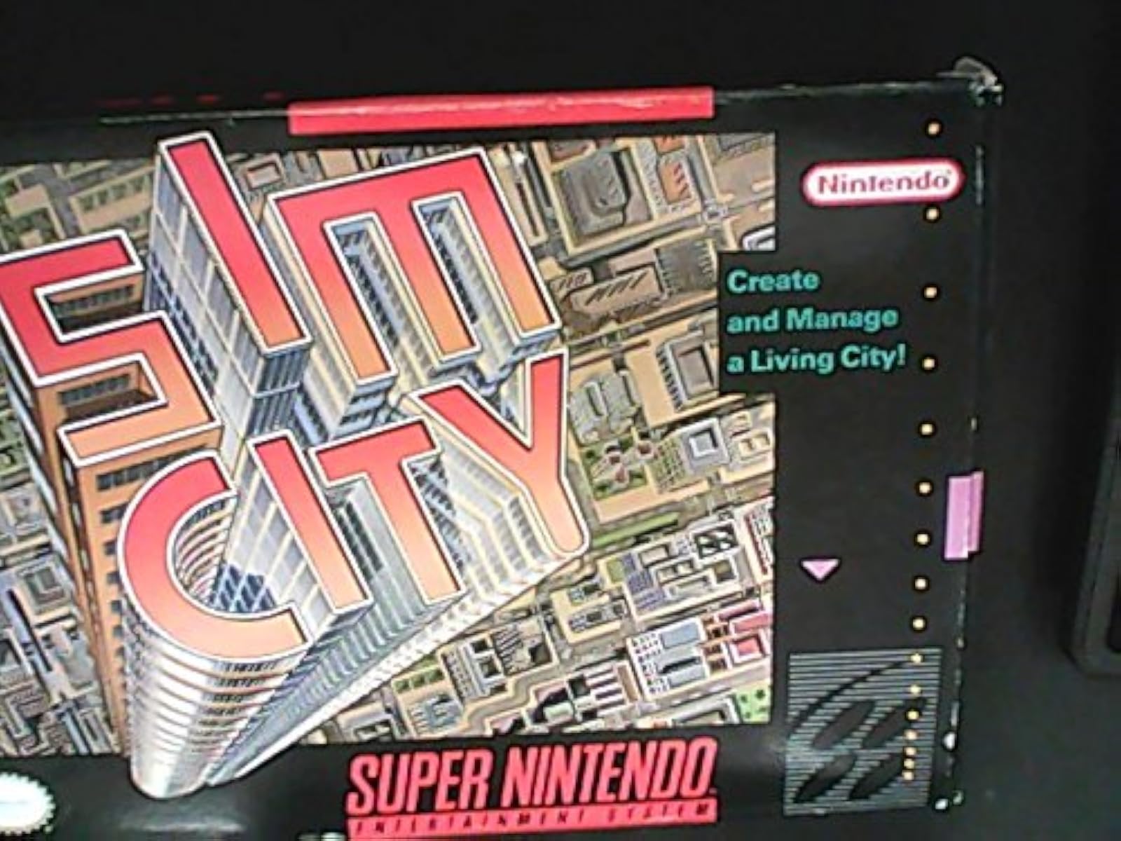 Sim City For Super Nintendo SNES