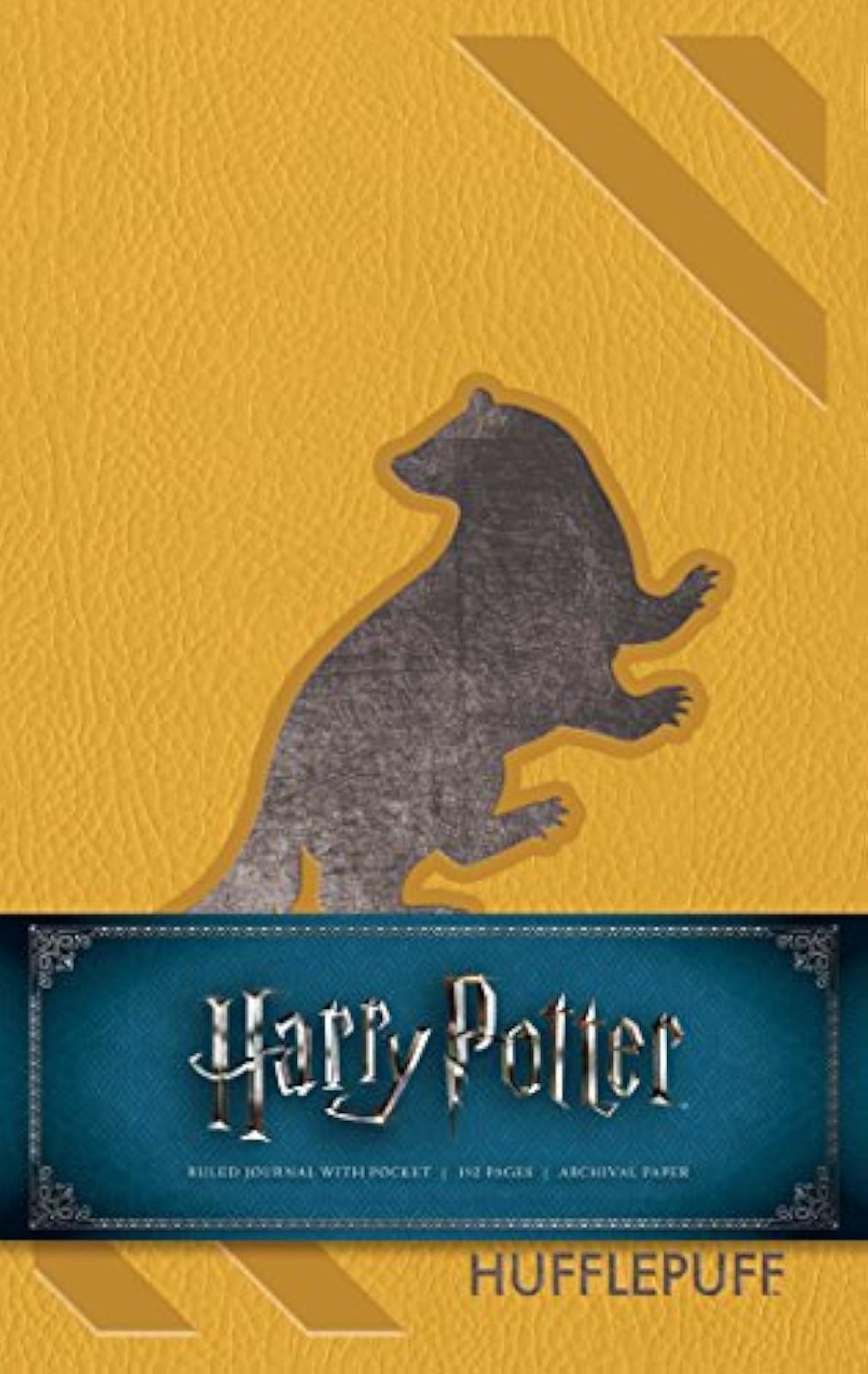Image 0 of Harry Potter: Hufflepuff Hardcover Ruled Journal Yellow