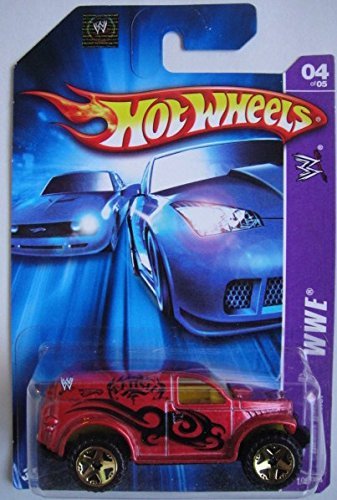 Image 0 of Hot Wheels Power Panel WWE 4/5 Red 109/223 Toy Car Wrestling