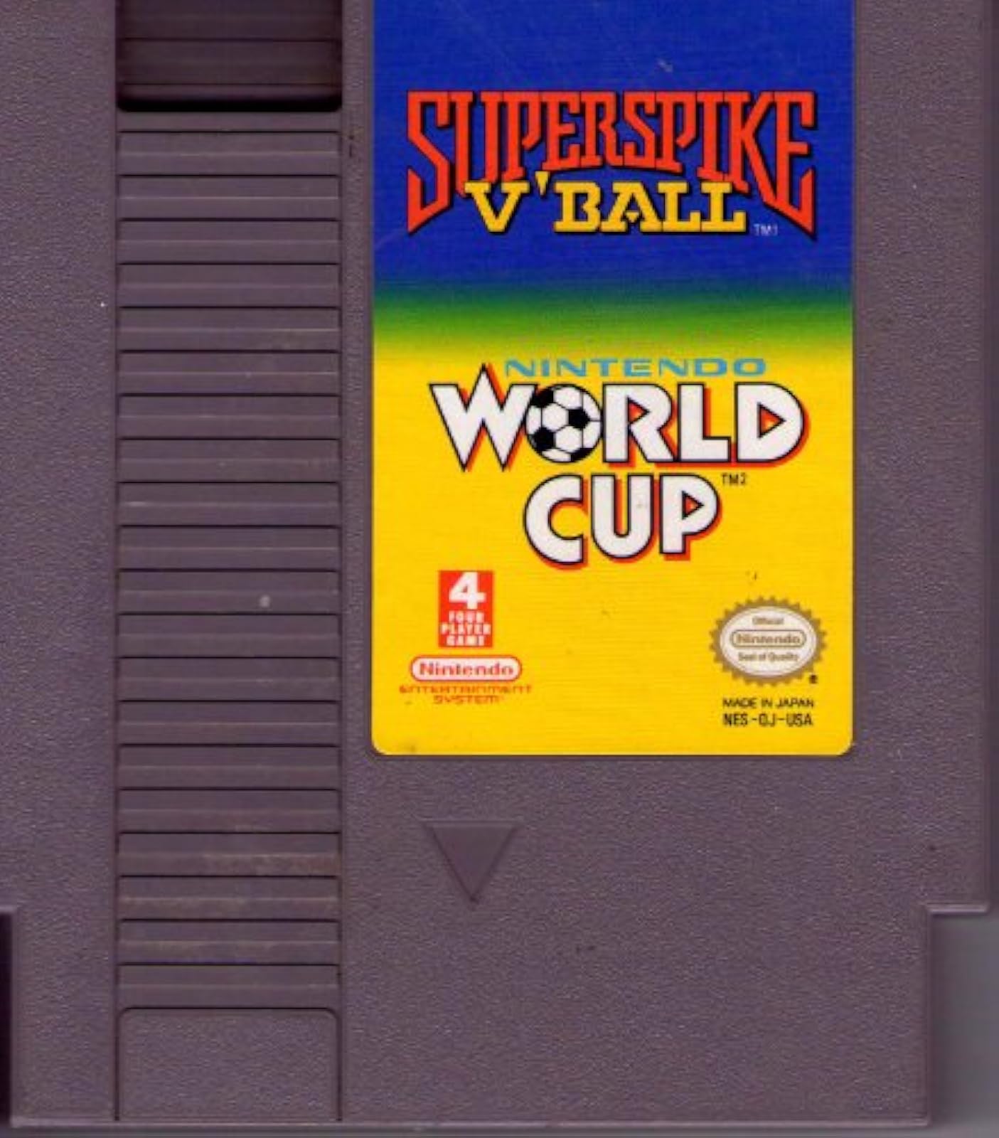 Super Spike V'ball / Nintendo World Cup For Nintendo NES Vintage