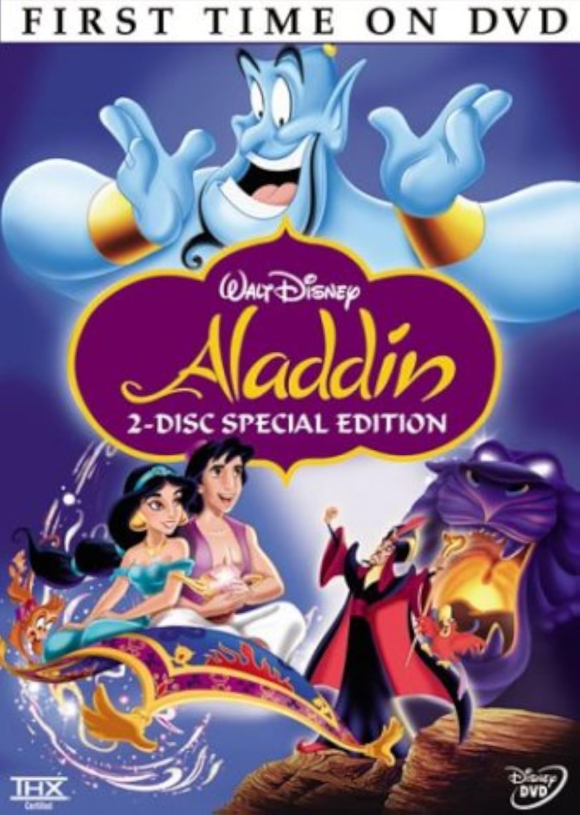 Aladdin On DVD With Robin Williams Disney Animated