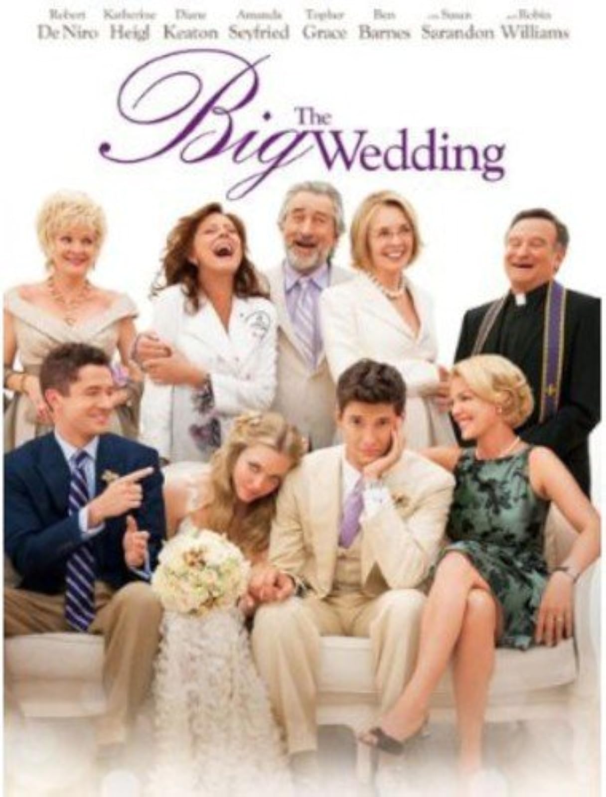 Image 0 of The Big Wedding On DVD With Robert De Niro Robin Williams Topher Grace