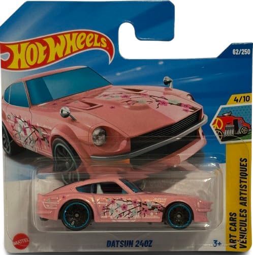 Hot Wheels Datsun 240Z Art Cars 4/10 JBB66 Pink Cherry Blossom Design