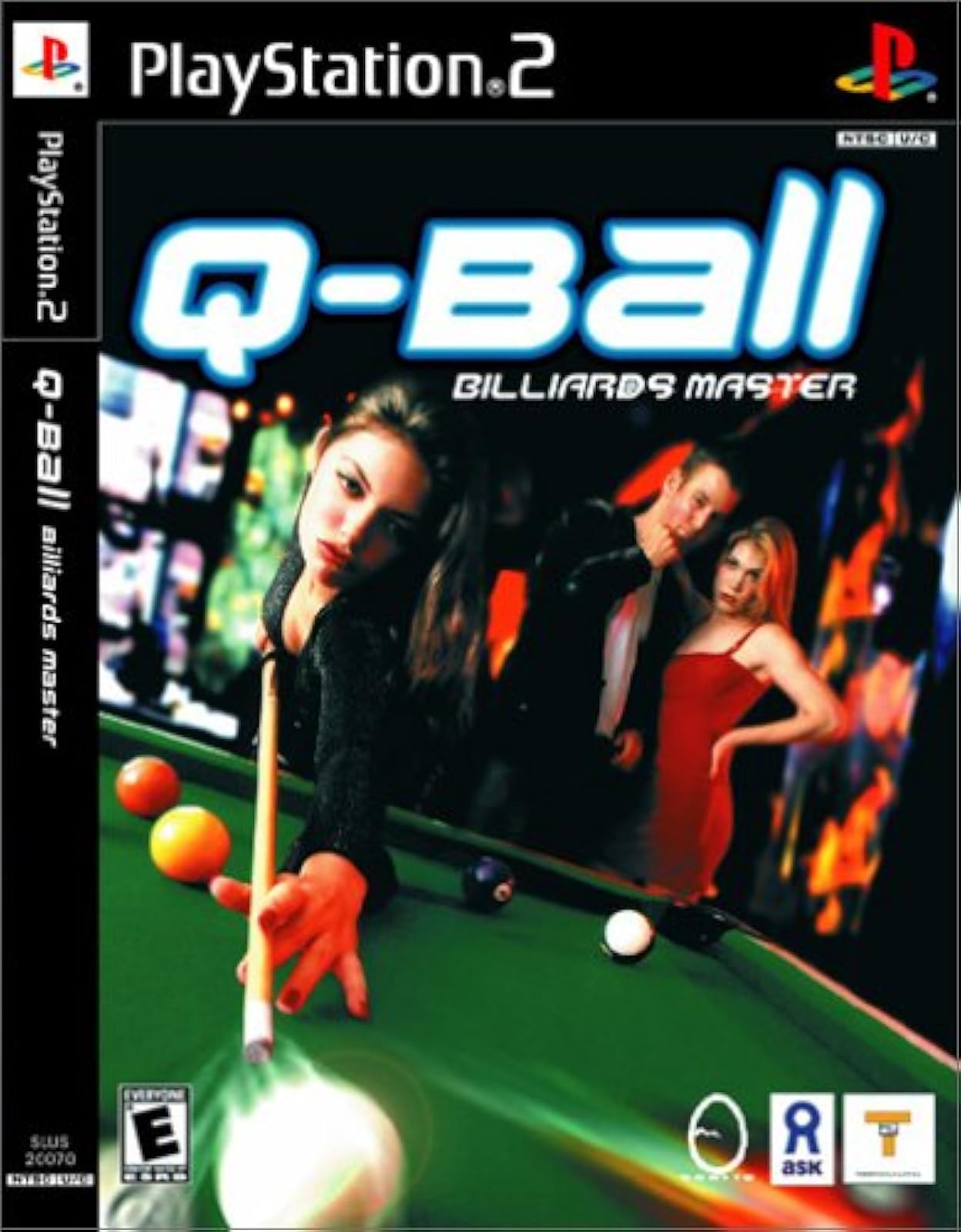QBall Billiards Master For PlayStation 2 PS2 Arcade
