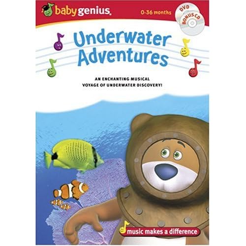 Image 0 of Baby Genius Underwater Adventures W/bonus Music CD Software On DVD