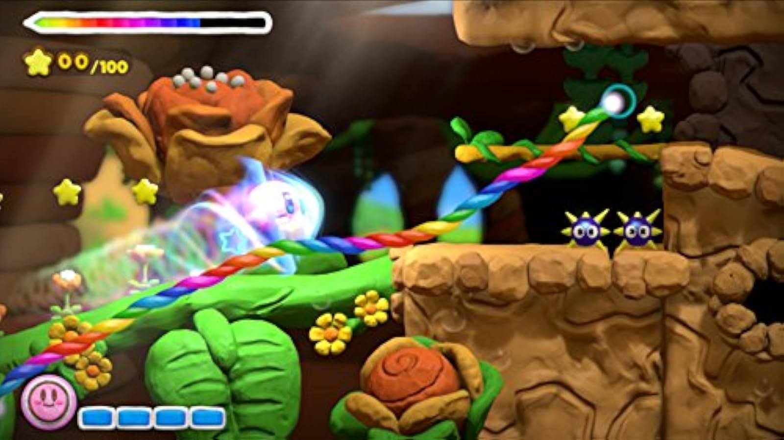 Image 3 of Kirby And The Rainbow Curse For Wii U Platformer
