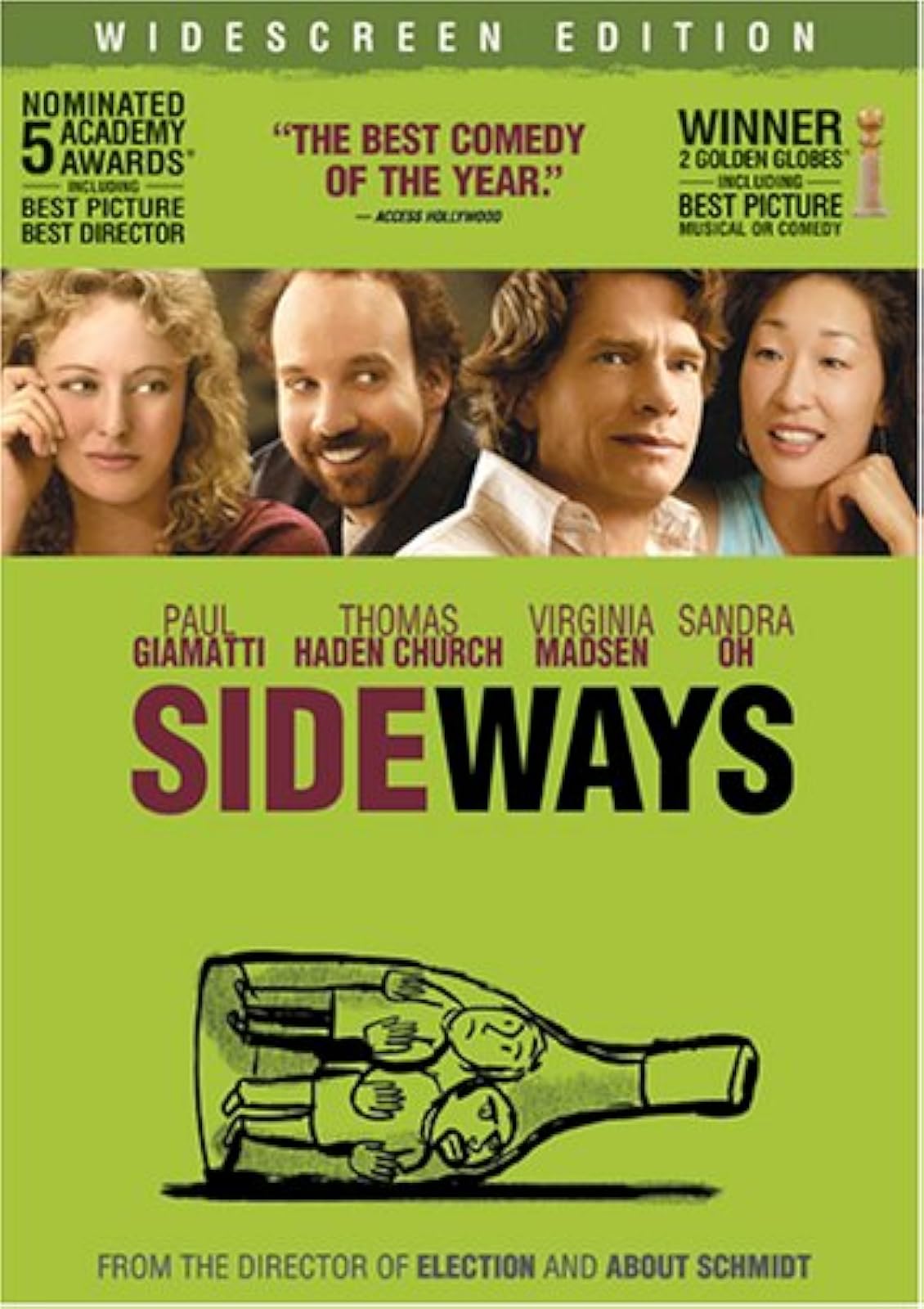Image 0 of Sideways Widescreen Edition On DVD With Paul Giamatti Comedy