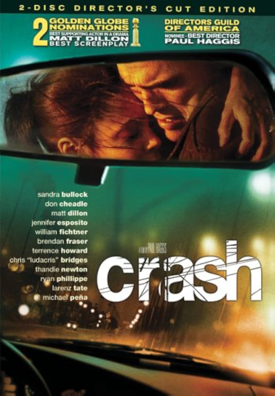 Crash Director's Cut On DVD With Don Cheadle Sandra Bullock Brendan