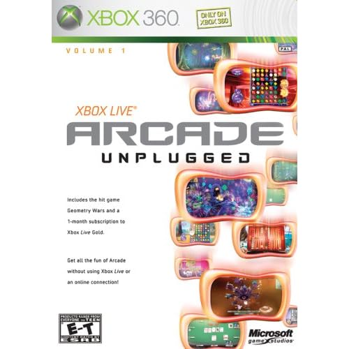 Xbox Live Arcade Unplugged For Xbox 360