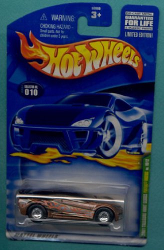 Mattel Hot Wheels 2001 Treasure Hunt 1:64 Scale Gold Pontiac Rageous 1
