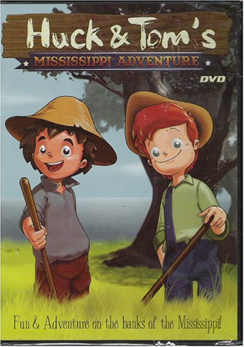Huck And Tom^s Mississippi Adventure Animated On DVD Children Movie