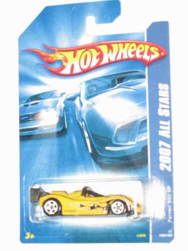 Image 0 of Hot Wheels 2007-139 Ferrari 333 SP All Stars Yellow 1:64 Scale Toy Car