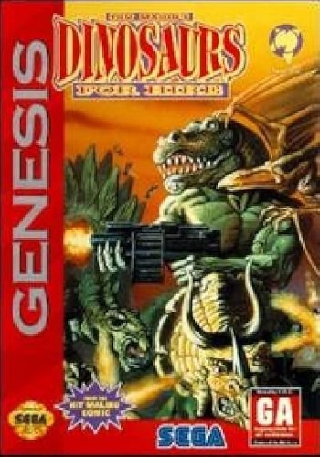 Image 0 of Dinosaurs For Hire Vintage Shooter For Sega Genesis 