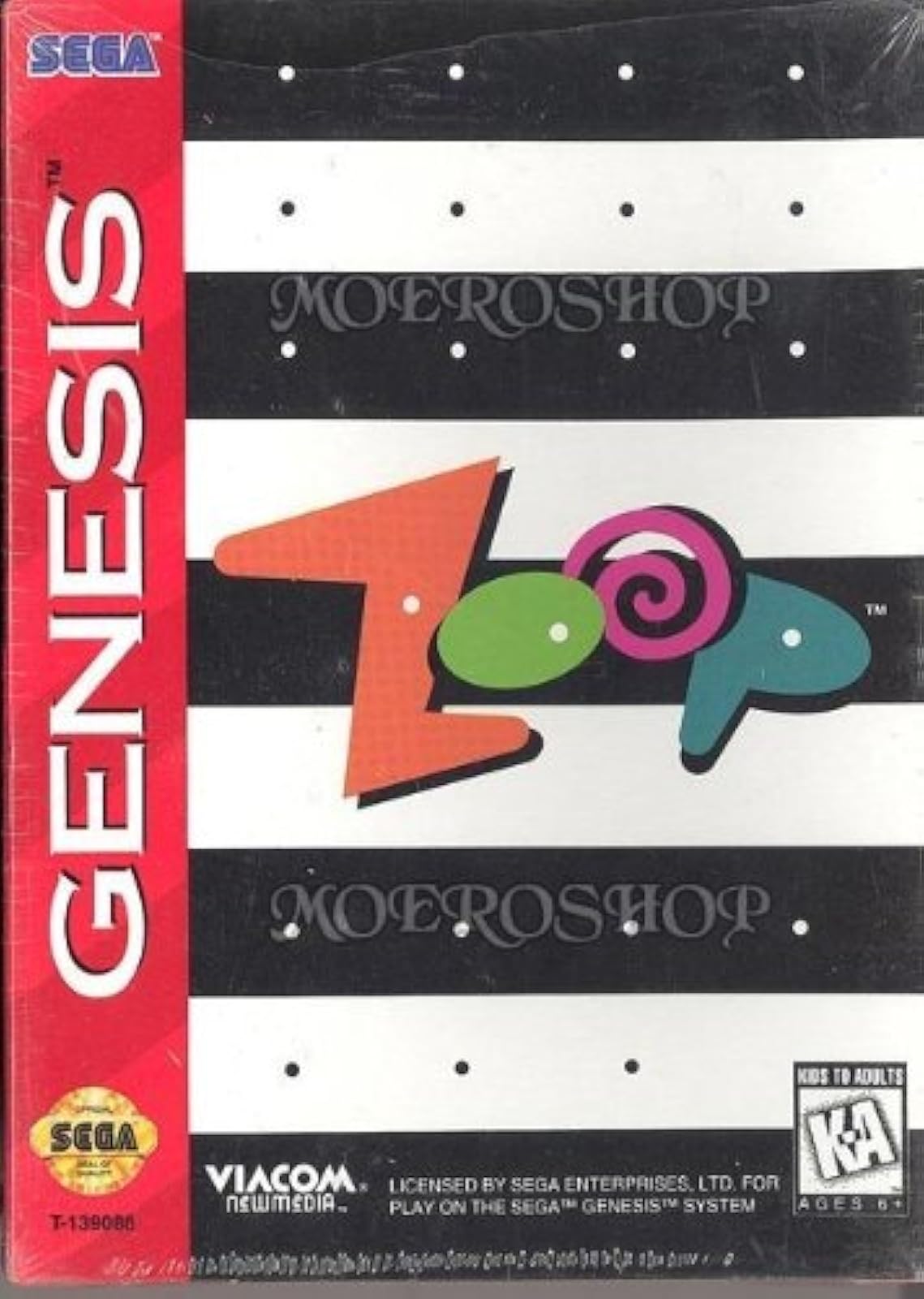 Image 0 of Zoop-Sega Genesis-Video Game For Sega Genesis Vintage
