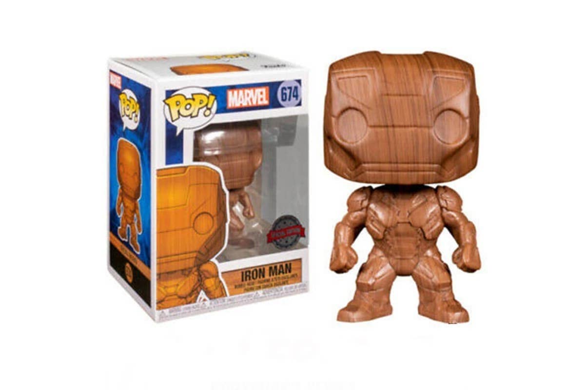 Image 0 of Funko Pop Iron Man 674- Iron Man Wood Deco Toy