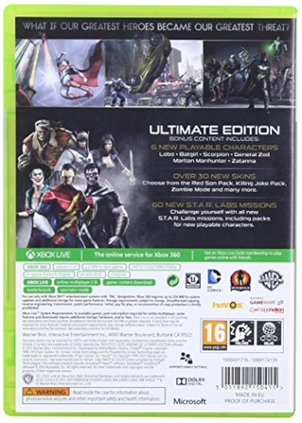Image 2 of Injustice: Gods Among US Ultimate Edition For Xbox 360 Fighting