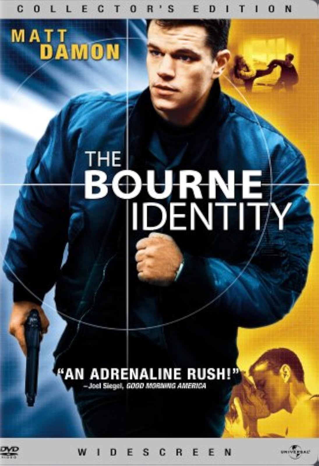 The Bourne Identity Widescreen On DVD With Matt Damon Clive Owen 