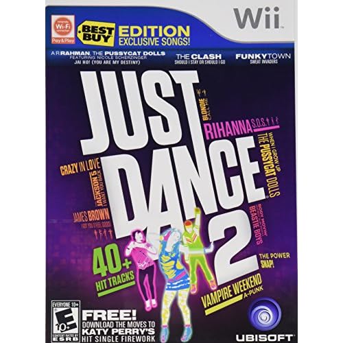 Just Dance 2 Best Buy Edition W/ 3 Extra Songs For Wii