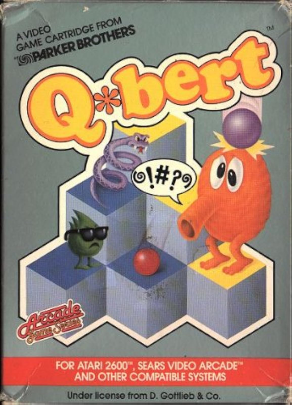 Q*bert For Atari Vintage